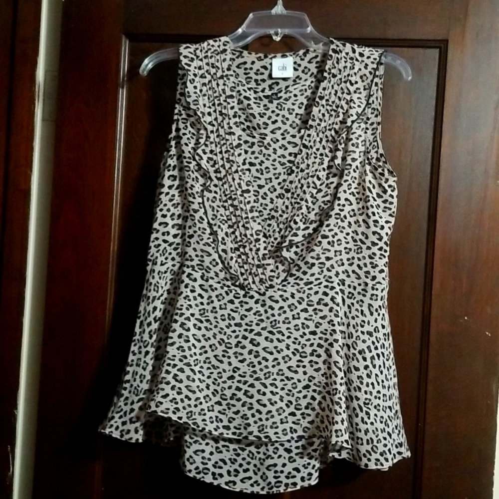CAbi Flutter Blouse- S- NWOT